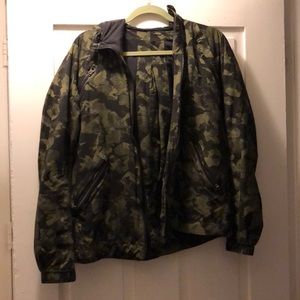 Lululemon camo print jacket. Reserved.